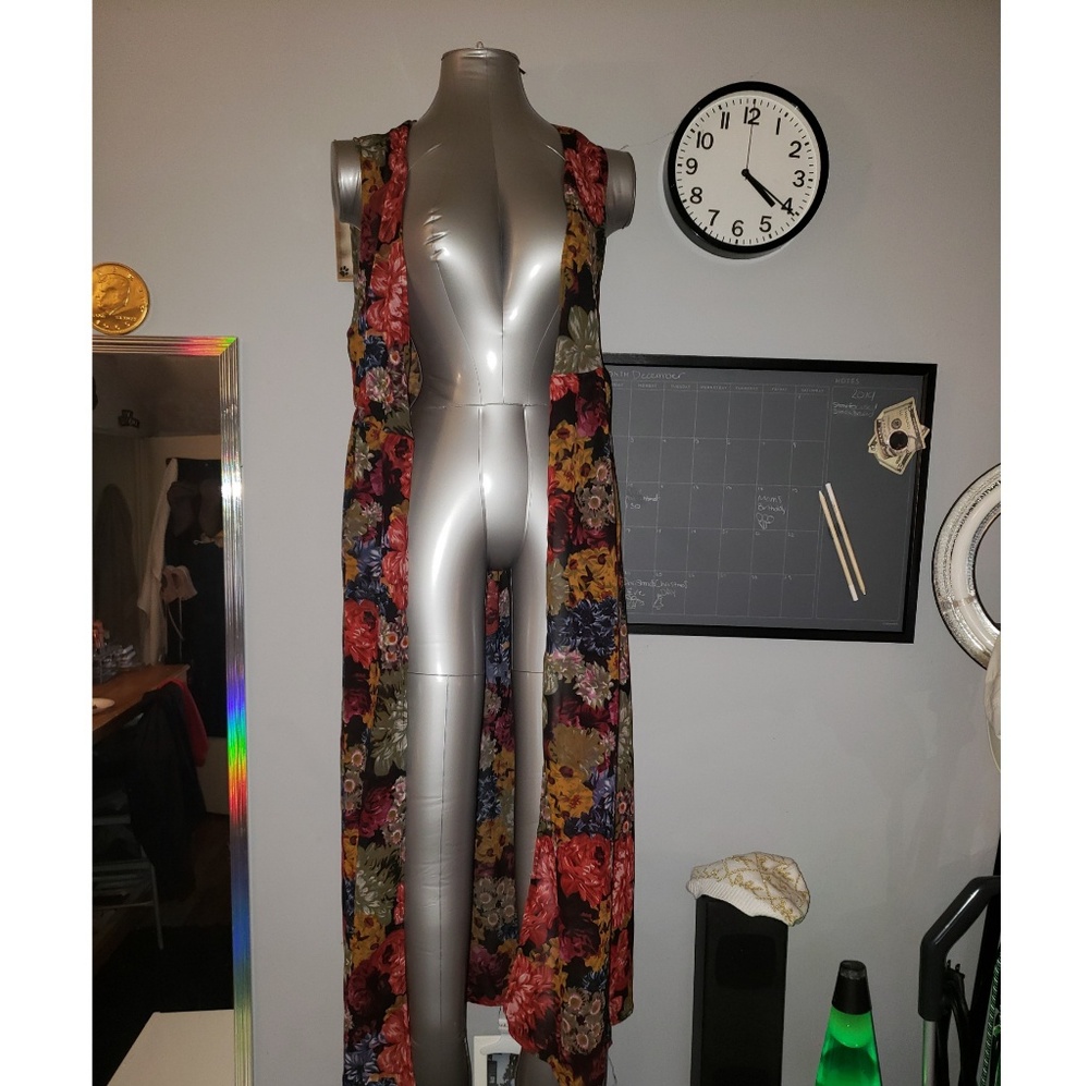 Floral Light Weight Cardigan